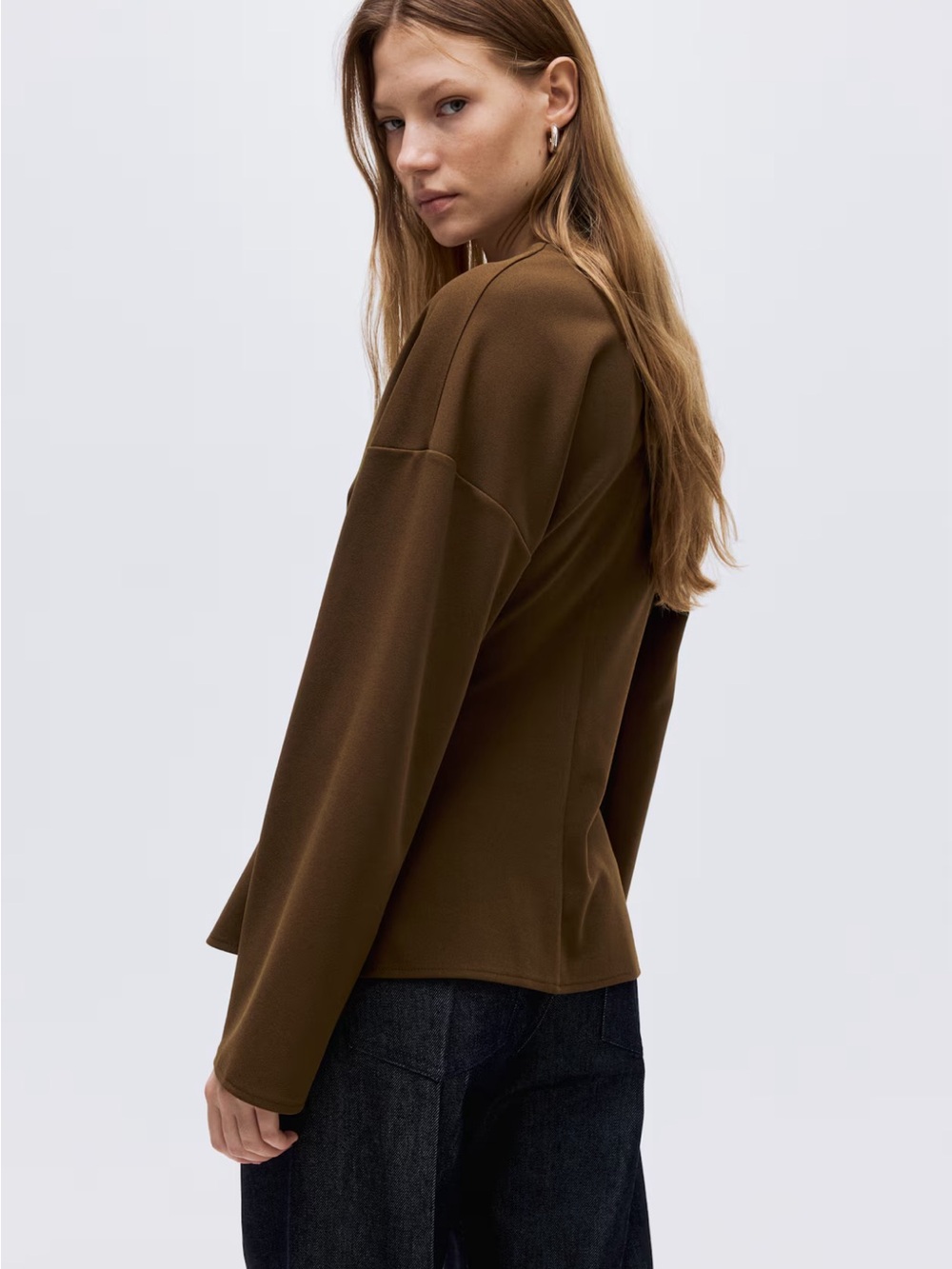 H&M-Button Front Top- Size XS - Picture 3 of 8